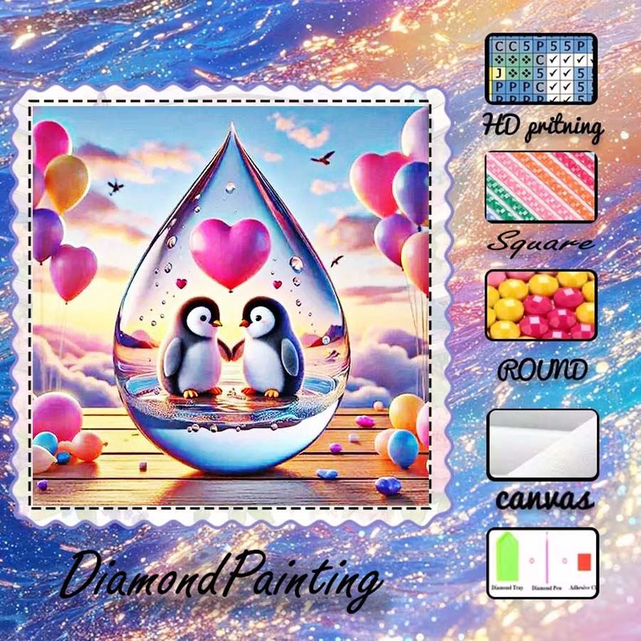 5D Diamond Painting Kit Full Drill - 1 шт. 5D набор для алмазной