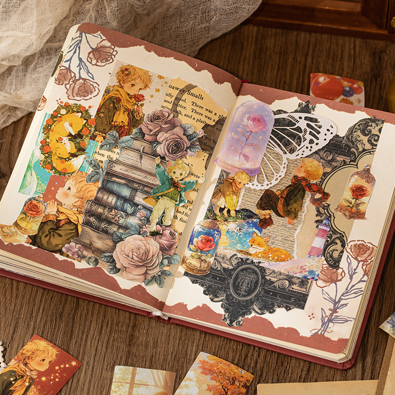 50 шт. винтажные наклейки для  – обзор и цена Vintage Junk Journal Scrapbooking Paper