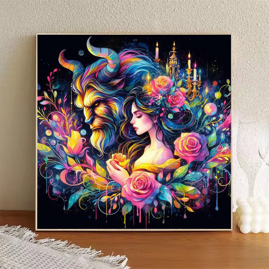 1 шт. - Potdemiel-5D-DIY - Фло – обзор и цена 5D Diamond Painting Kit Full Drill