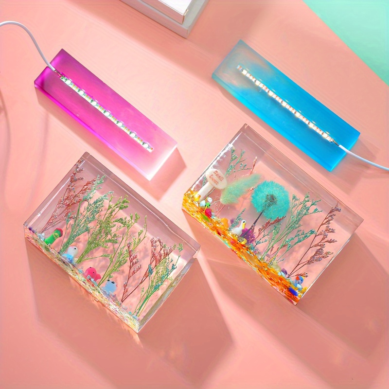 Набор из 6 прямоугольных силик – обзор и цена Silicone Epoxy Resin Molds Set