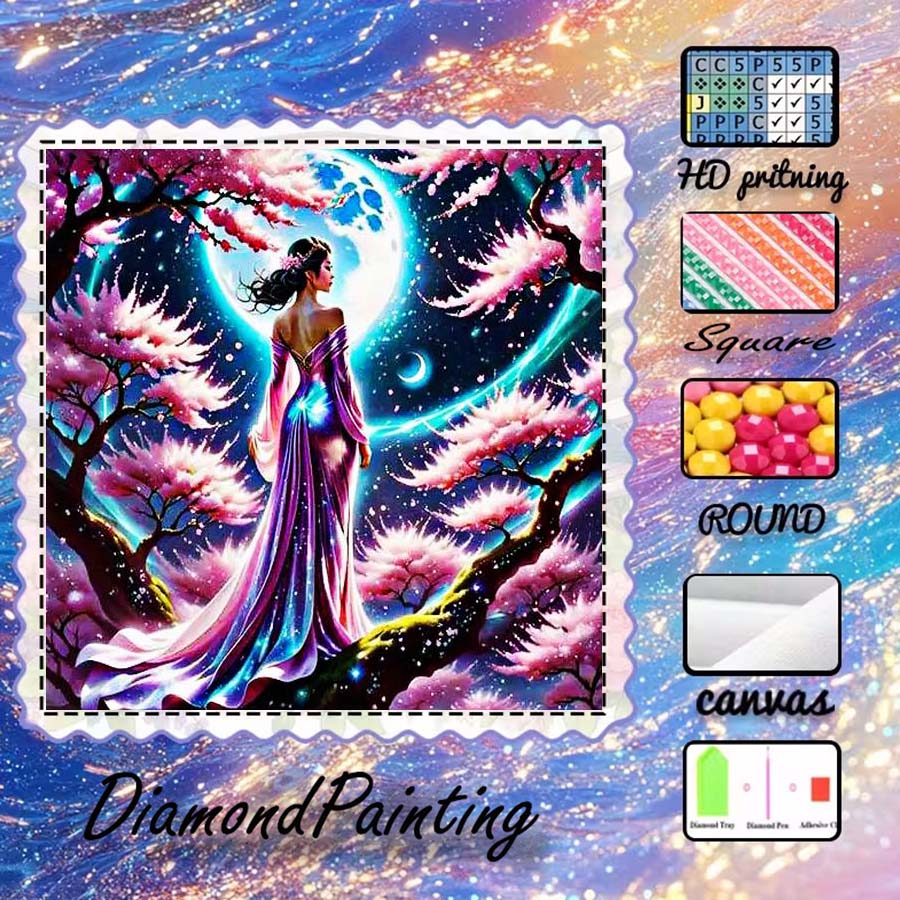 1 шт. 5D набор для алмазной вы – обзор и цена 5D Diamond Painting Kit Full Drill