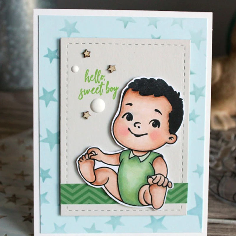 Для маленьких мальчиков и дево – обзор и цена Clear Silicone Stamps For Card Making
