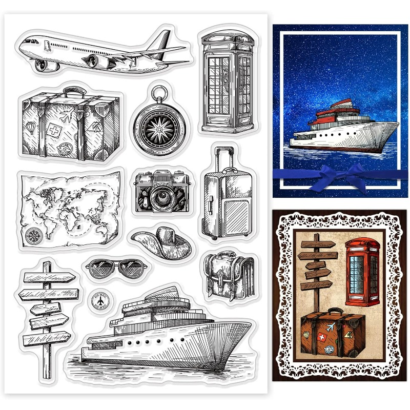 Дорожный силиконовый прозрачны – обзор и цена Clear Silicone Stamps For Card Making
