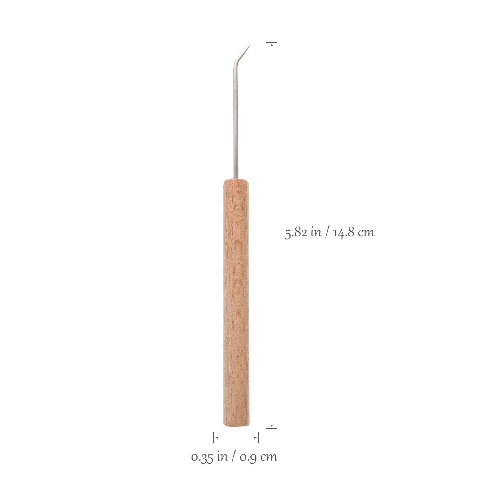 1 шт. Эргономичные крючки для  – обзор и цена Wooden Crochet Hooks Ergonomic Handle