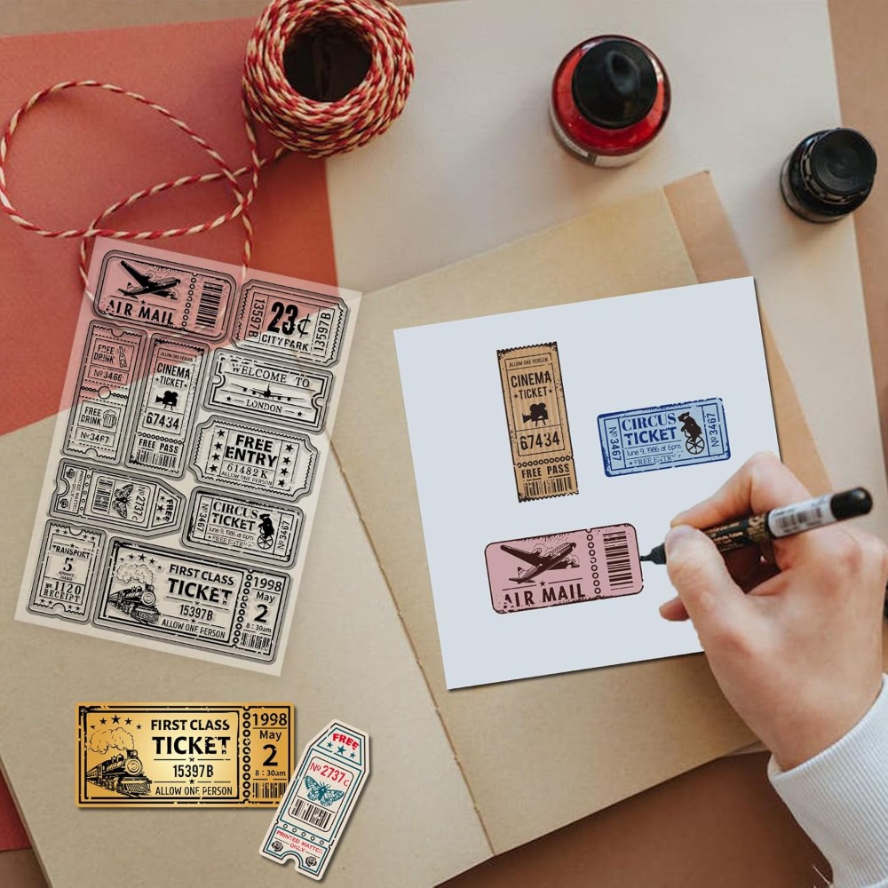 Винтажный прозрачный штамп для – обзор и цена Clear Silicone Stamps For Card Making