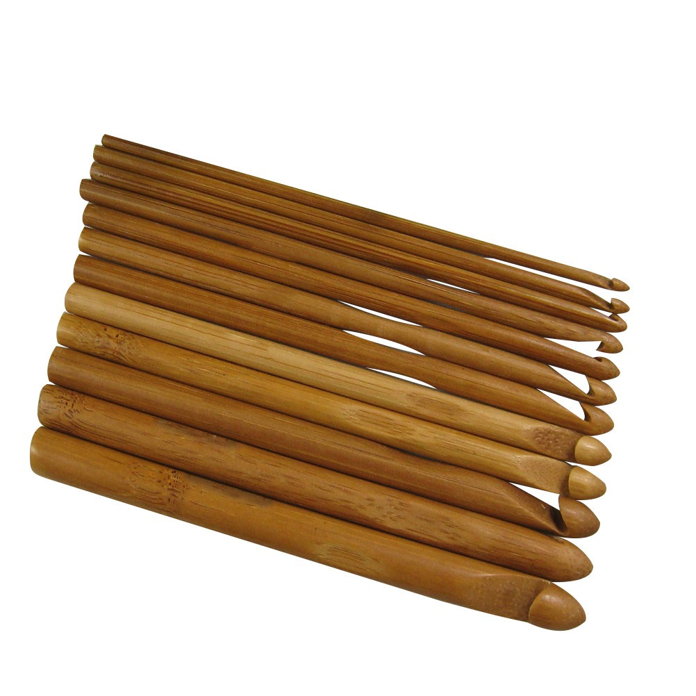 Набор из 12 деревянных спиц дл – обзор и цена Wooden Crochet Hooks Ergonomic Handle